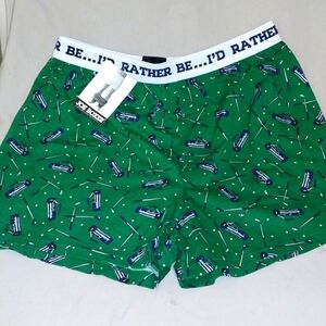 Joe Boxer 'Putt up your Dukes' golf boxers XL NWT